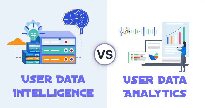 user data intelligence vs user data analytics